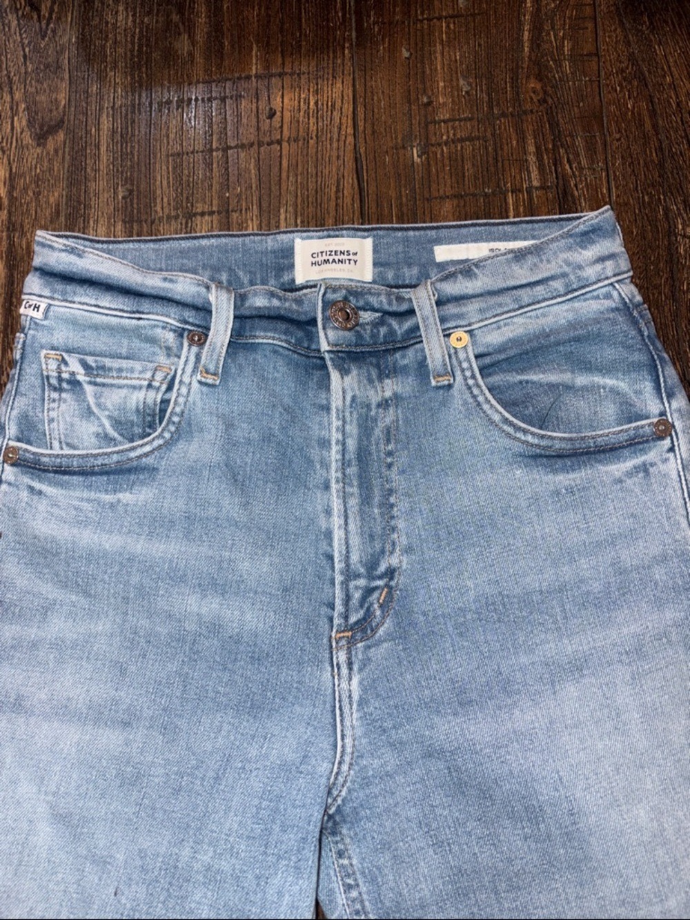 Citizens of Humanity Isola Cropped Boot Jeans Size 24 EUC - Picture 5 of 8